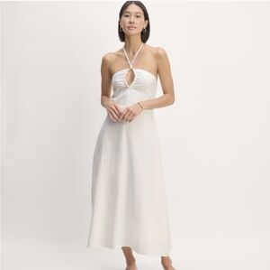 EVERLANE The Linen Halter Dress